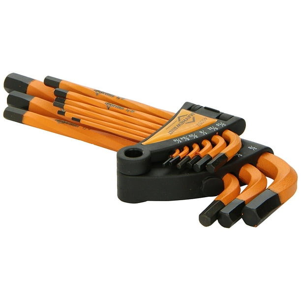 Mayhew Select 45052 SAE Twisted Hex Key Set 9-Piece Mayhew Select 45052 SAE Twisted Hex Key Set 9-Piece